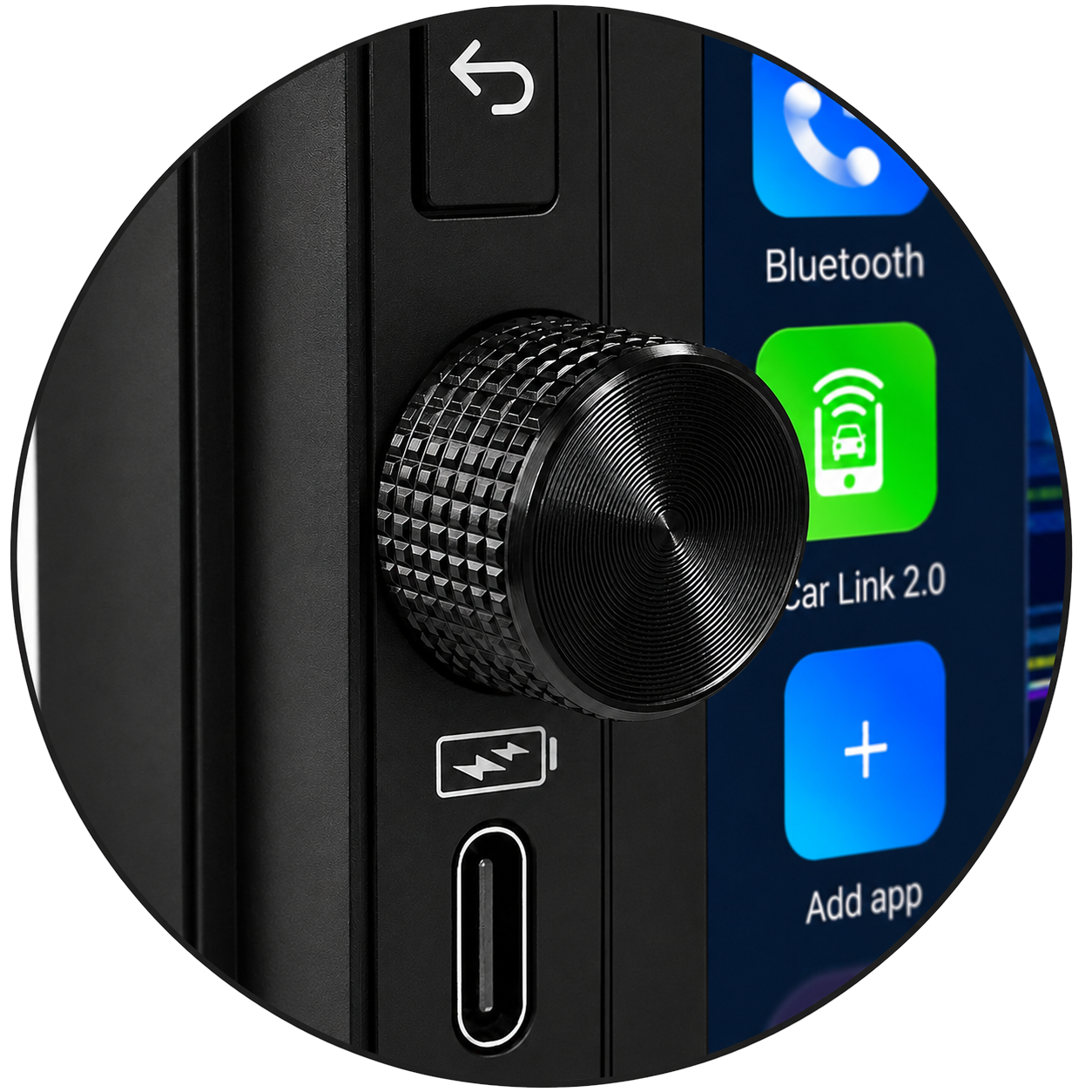 EVEREST chytré autorádio EVE-UN01 s Android, tlačítko, CarPlay, AndroidAuto a dotykovou obrazovkou evtech.cz-sk